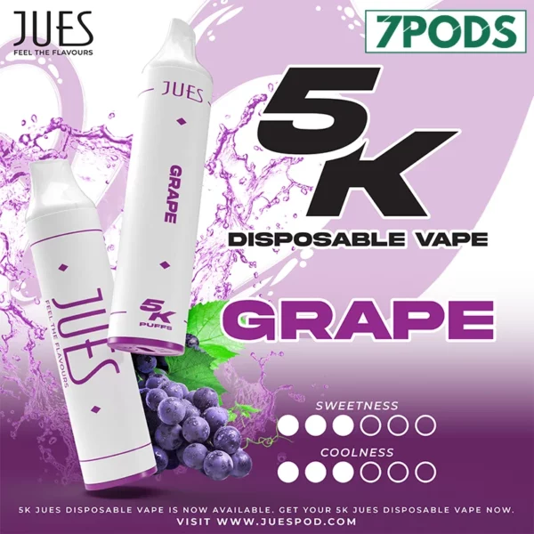 พอตใช้แล้วทิ้ง jues 5000 คำ องุ่น (Grape)