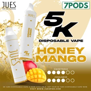 พอตใช้แล้วทิ้ง jues 5000 คำ น้ำผึ้งมะม่วง (Honey Mango)