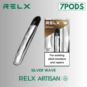 Relx Artisan Metallic Silver Wave