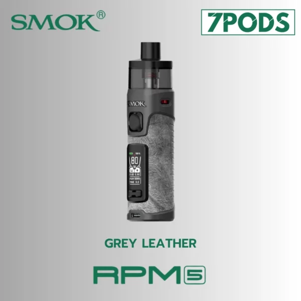 พอตบุหรี่ไฟฟ้า SMOK RPM 5 Grey Leather