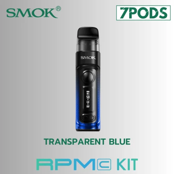 พอตบุหรี่ไฟฟ้า SMOK RPM C Transparent Blue