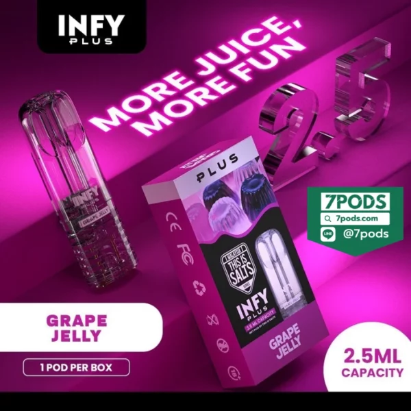 หัวพอต INFY 2.5 ml กลิ่น Grape Jelly