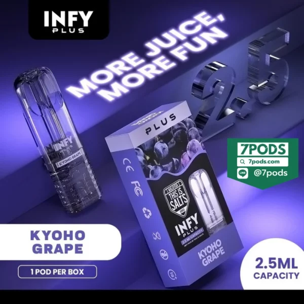 หัวพอต INFY 2.5 ml กลิ่น Kyoho Grape