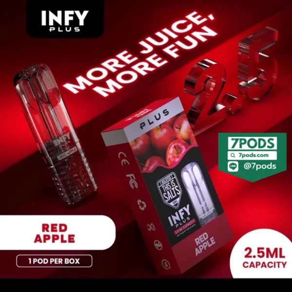 หัวพอต INFY 2.5 ml กลิ่น Red Apple