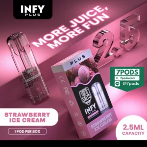 หัวพอต INFY 2.5 ml กลิ่น Strawberry Ice Cream