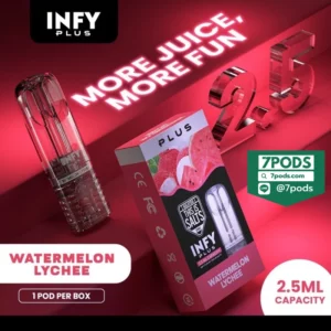 หัวพอต INFY 2.5 ml กลิ่น Watermelon Lychee