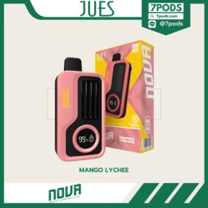 พอตใช้แล้วทิ้ง Jues Nova 10000 puffs กลิ่น Mango Lychee