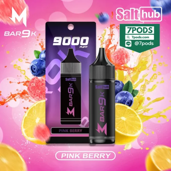 พอตใช้แล้วทิ้ง Marbo 9000 puffs กลิ่น Pink Berry