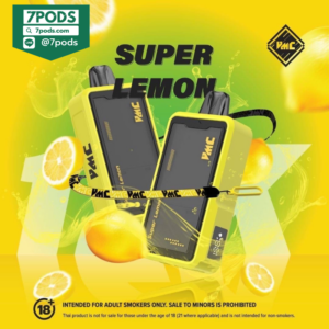 พอตใช้แล้วทิ้ง VMC 10000 puffs กลิ่น Super Lemon