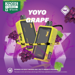 พอตใช้แล้วทิ้ง VMC 10000 puffs กลิ่น Yoyo Grape