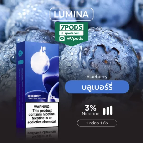 หัวพอต พอตเปลี่ยนหัว KS Lumina กลิ่น Blueberry