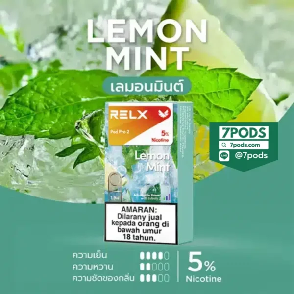 หัวพอต Relx Infinity กลิ่น Lemon Mint Nic 50