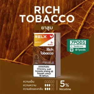 หัวพอต Relx Infinity กลิ่น Rich Tobacco Nic 50