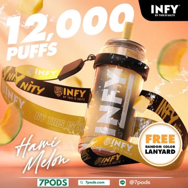 พอตใช้แล้วทิ้ง Infy 12000 คำ กลิ่น Hami Melon