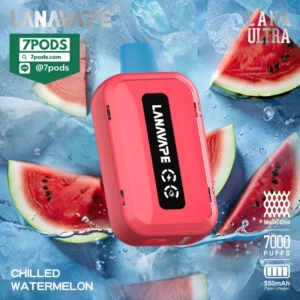 พอตใช้แล้วทิ้ง LANA ULTRA 7000 คำ กลิ่น Chilled Watermelon