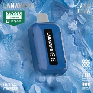 พอตใช้แล้วทิ้ง LANA ULTRA 7000 คำ กลิ่น Ultra Freeze