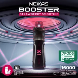 พอตใช้แล้วทิ้ง Nexas 16000 คำ Nicotine 5% กลิ่น Strawberry Smoothies