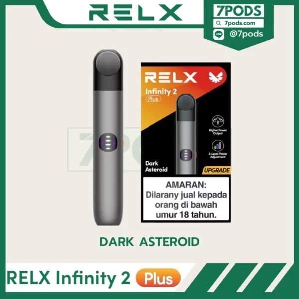 พอตเปลี่ยนหัว Relx Infinity 2 Plus สี Dark Asteroid