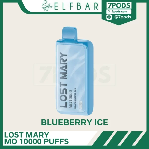 พอตใช้แล้วทิ้ง ELFBAR Lost Mary MO 10000 puffs Blueberry Ice