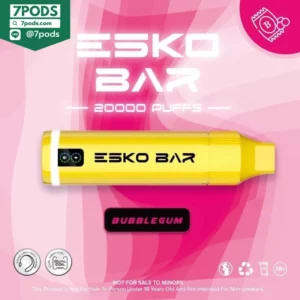 พอตใช้แล้วทิ้ง ESKO BAR 20000 puffs กลิ่น Bubblegum