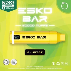 พอตใช้แล้วทิ้ง ESKO BAR 20000 puffs กลิ่น E-Melon