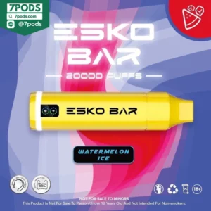 พอตใช้แล้วทิ้ง ESKO BAR 20000 puffs กลิ่น Watermelon Ice