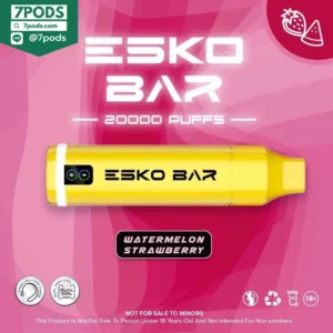 พอตใช้แล้วทิ้ง ESKO BAR 20000 puffs กลิ่น Watermelon Strawberry