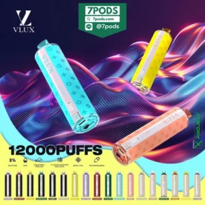 พอตใช้แล้วทิ้ง VLUX 12000 puffs