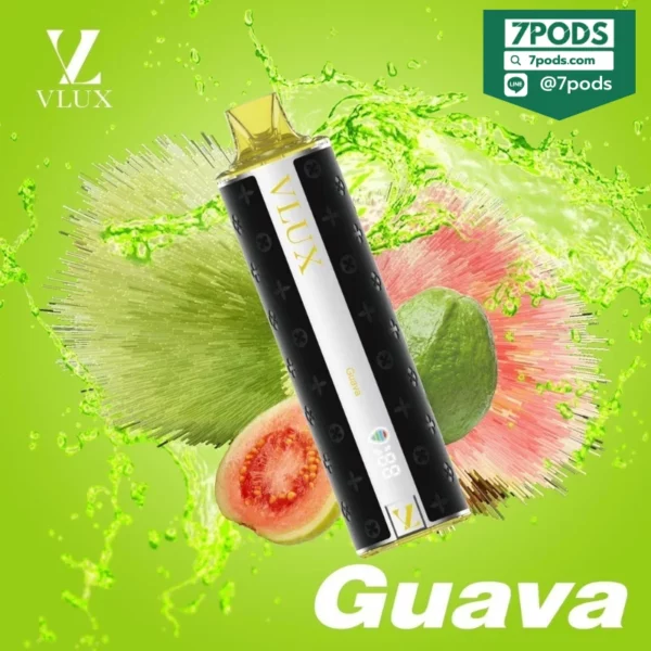 พอตใช้แล้วทิ้ง VLUX 12000 puffs กลิ่น Guava