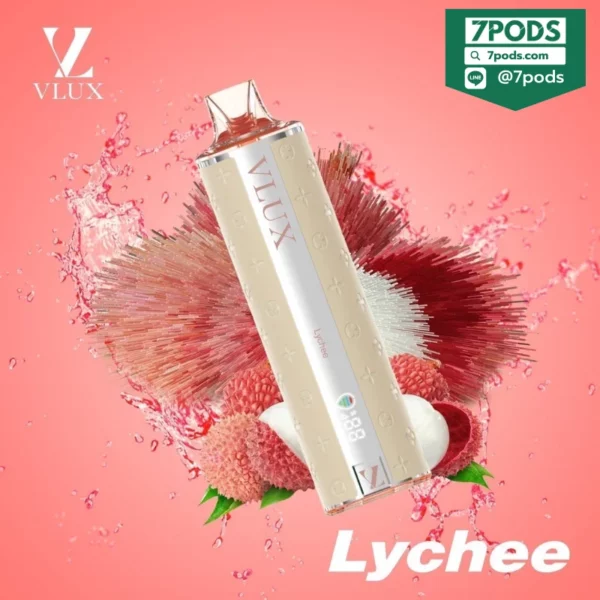 พอตใช้แล้วทิ้ง VLUX 12000 puffs กลิ่น Lychee