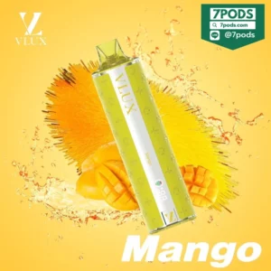 พอตใช้แล้วทิ้ง VLUX 12000 puffs กลิ่น Mango