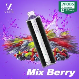 พอตใช้แล้วทิ้ง VLUX 12000 puffs กลิ่น Mix Berry