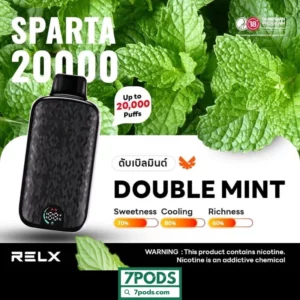 RELX 20000 คำ Sparta กลิ่น Double Mint